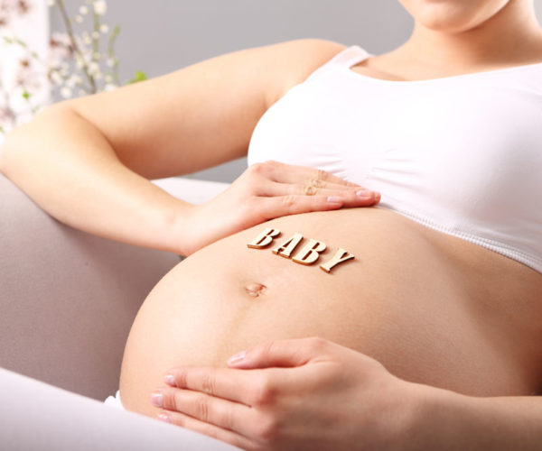 Ventre femme enceinte